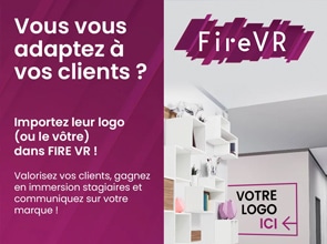 FIRE VR - Insertion des logos client et formateur