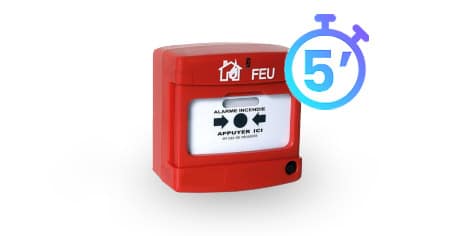 Déclencheur manuel temporisé