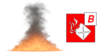 Grand feu à fumée grise (Type B)